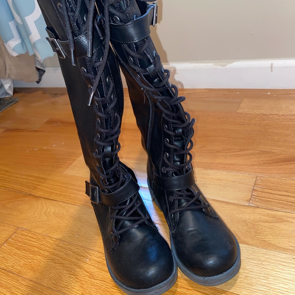 Black Combat Boots